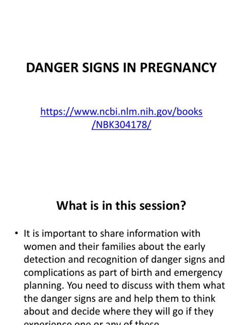 Recognizing The Signs Communicating Danger Signals During Pregnancy To Improve Maternal Health