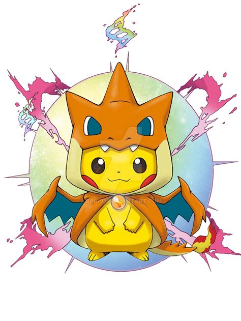 Pikachu Mega Charizard By Bob 97 On Deviantart