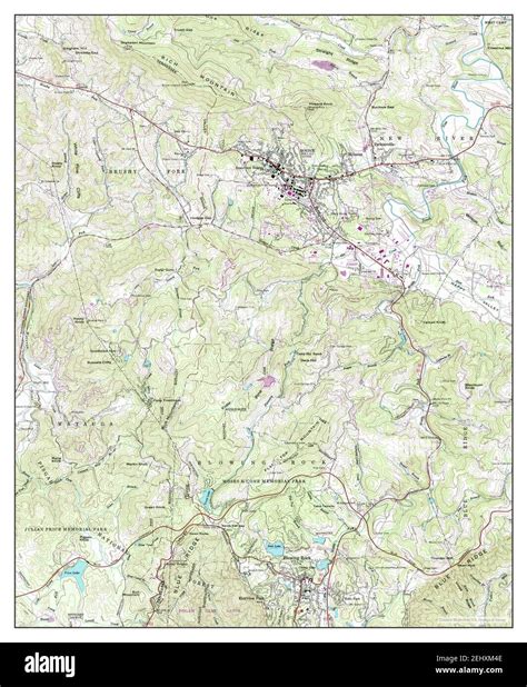 Boone North Carolina Map 1959 124000 United States Of America By
