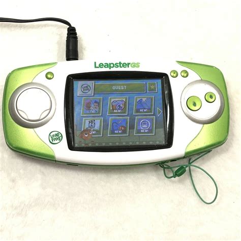 Leapfrog Leapster Gs Learning System Green White W Stylus And 1 Etsy