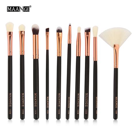 Maange Pcs Complete Makeup Brushes Set Professional Luxury Set Make