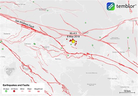 The most mysterious fault in california. Map Of San Andreas Fault In Southern California