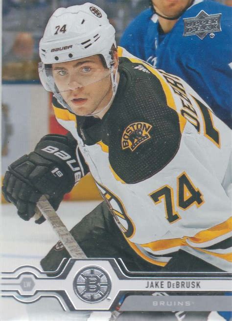 Jake Debrusk Boston Bruins 2019 2020 Upper Deck S1 010