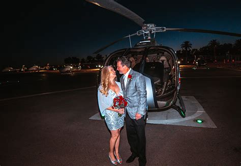 Las Vegas Strip Helicopter Wedding Fly Over Las Vegas