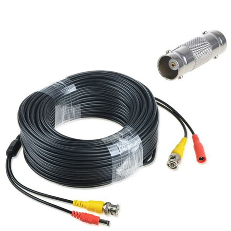 Ablegrid 150ft Black Extension Powervideo Cable For Swann Security