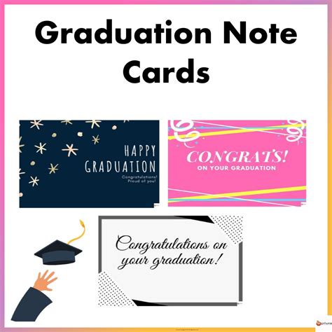 Graduation Note Cards Made By Teachers