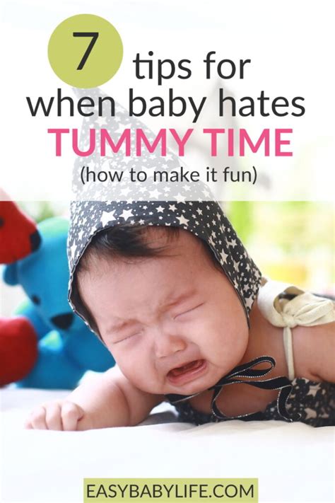 My Baby Hates Tummy Time 7 Helpful Tips To Make It Fun