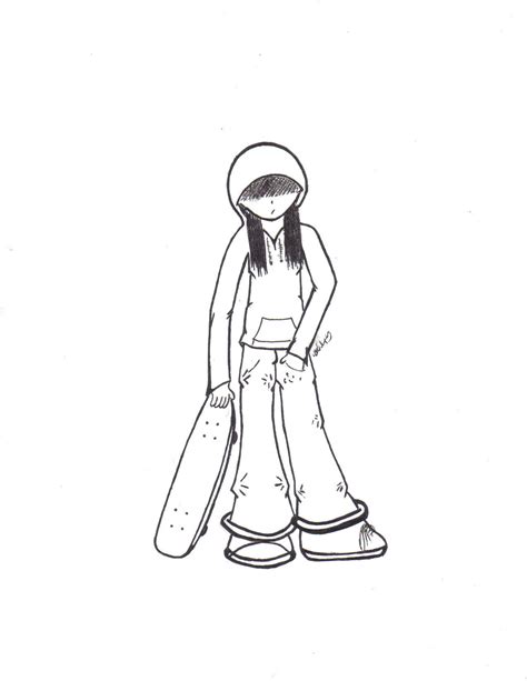 Skater Girl By Xoangrygirlox On Deviantart