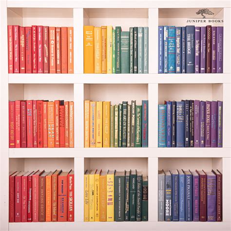 Organizing Bookshelves By Color Bookshelves