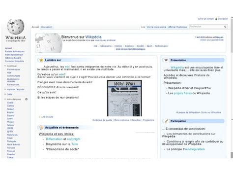 Présentation Exposé Wikipedia