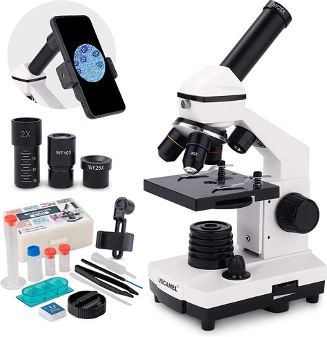 Uscamel 40x 2000x Microscope For Adults Student Kids Compound