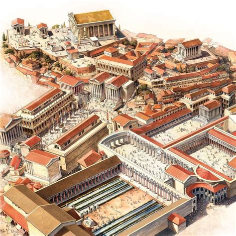 10 Dibujos De Ciudades Romanas