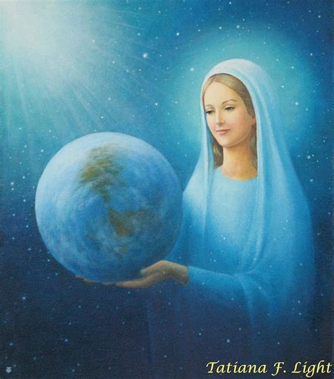 Pin On Mother Mary Paintings By Tatiana F Light