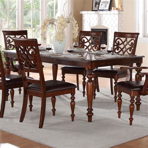 Homelegance Creswell 5056 78 Traditional Formal Dining Table With