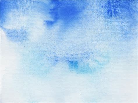 Premium Vector Blue Abstract Hand Painted Watercolor