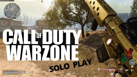 Call Of Duty Warzone Solo Gameplay Youtube