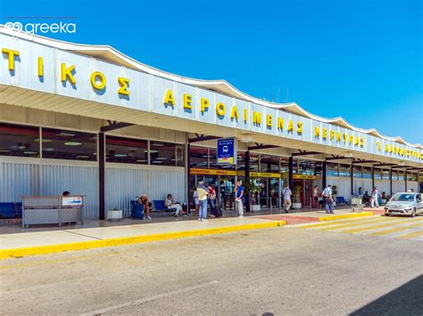 Airport Of Corfu Island Cfu Greeka