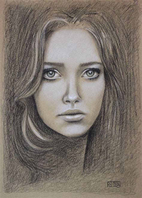 Girl Pencil drawing by Vincenzo Stanislao | Artfinder