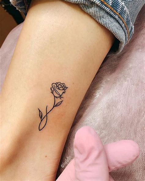 Find your tattoo ideas and discover new designs. 20 Cute Small Rose Tattoos for Women - Styles 2020