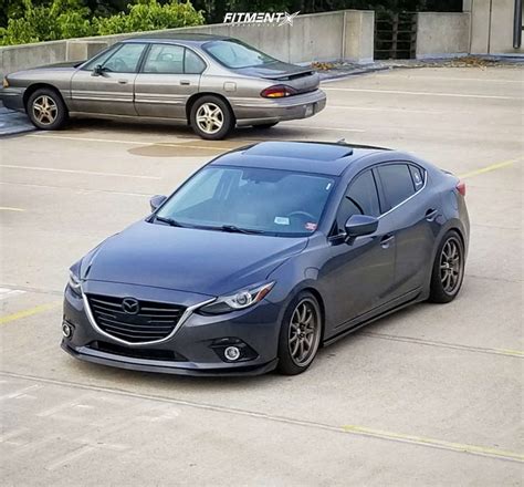 2016 Mazda 3 S Grand Touring With 18x8 Work Xd9 And Dunlop 215x45 On