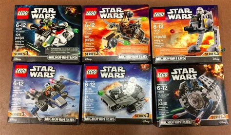 Lego Star Wars Microfighters Full 3 Series 75125 75126 75127 75128