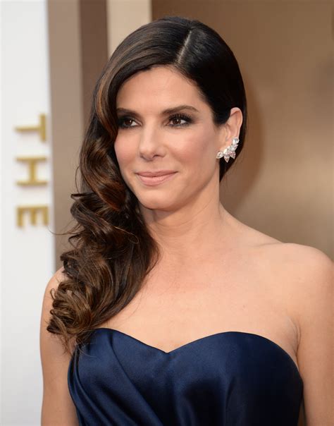 Sandra Bullock Hair And Makeup At Oscars 2014 Popsugar Beauty