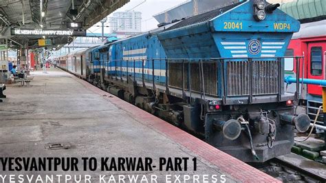 Yesvantpur To Karwar Full Train Journey Part 1 Train No 16515