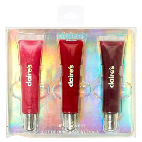 berry lip gloss set claire s us