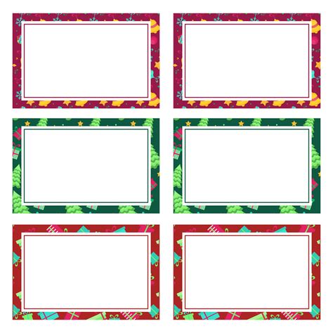 10 Best Blank Printable Tags Labels Christmas Pdf For Free At Printablee