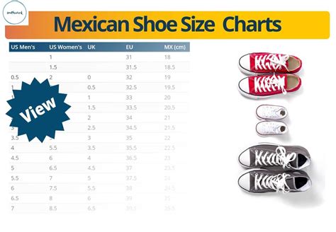 Mexico Shoe Size Chart How To Convert Mexico Shoe Size To Us Southwark Tv