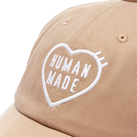 Human Made Heart Logo Cap Beige End De