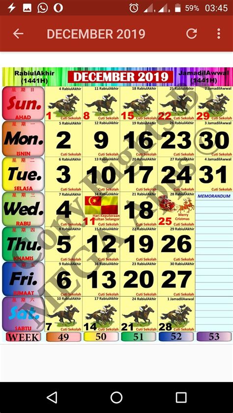 Malaysia dan kalendar kuda berpisah tiada. Kalendar Kuda Malaysia - 2020 for Android - APK Download
