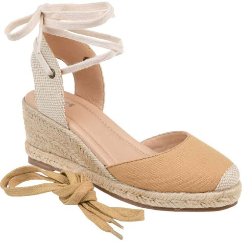Journee Collection Womens Journee Collection Monte Espadrille Wedge