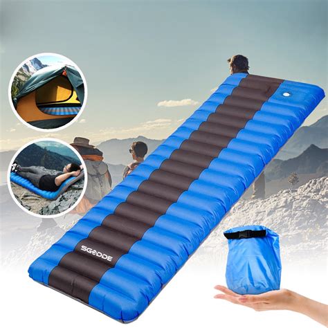 4712cm Thick Inflatable Sleeping Pads Ultralight Camping Mat