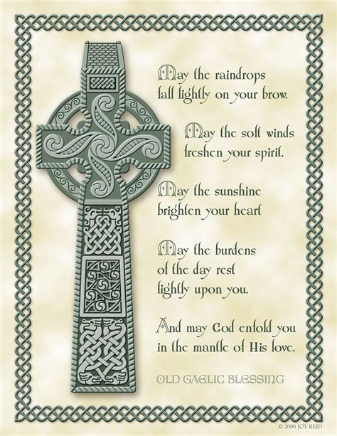 Old Gaelic Blessing Irish Celtic Celtic Knot Gaelic Irish Celtic