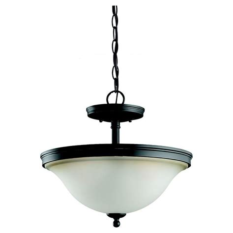 Flush mount lighting is a common ceiling light that can be used anywhere in the home, even in small spaces with low ceilings. Sea Gull Lighting Gladstone 3-Light Heirloom Bronze Semi ...