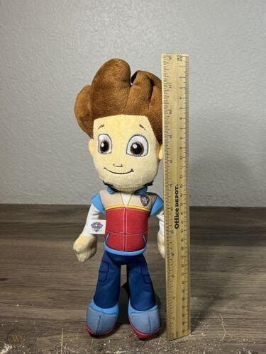 Paw Patrol Ryder Figure Plush Doll Stuffed Spiked Spinmaster