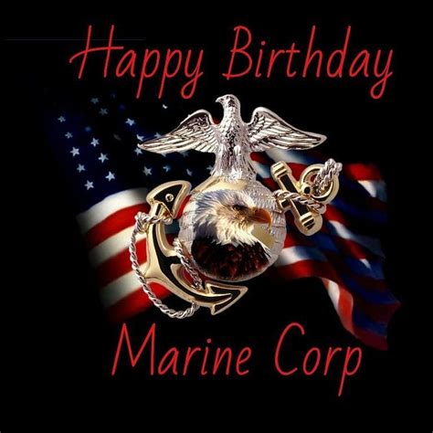 Happy Birthday Marine Corp Happy Birthday Marines Marine Corps
