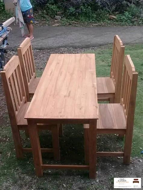 meja makan kayu minimalis asli jati jepara furniture asli jepara