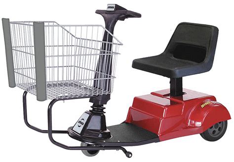 Rw Rogers Company Inc Motorized Shopping Cart Red 625 Lb Total
