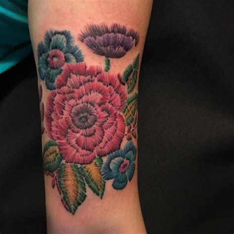 Updated 30 Impressive Embroidery Tattoos August 2020