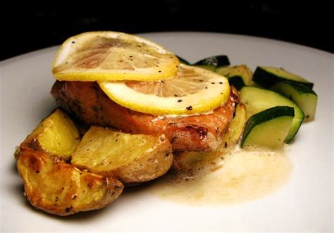 While the dish is indeed popular to. Salmon Meuniere | Salmon Meuniere with roasted Yukon Gold ...