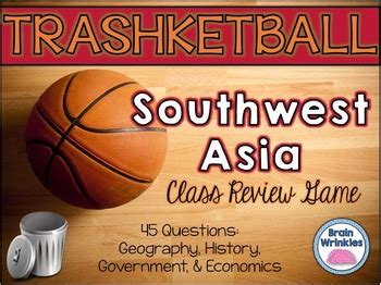 Between the black sea to the west and the caspain sea to the east, the caucasus mountains form a physical and cultural divide between southern russia (top) and the middle east. Southwest Asia Review (TRASHKETBALL) by Brain Wrinkles | TpT