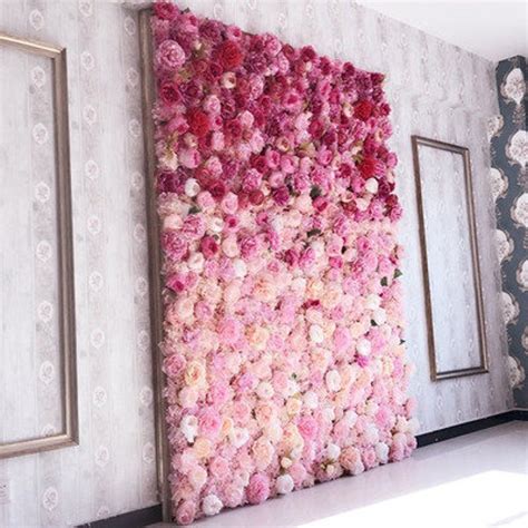 Diy Flower Wall Flower Wall Wedding Diy Flowers Flower Decorations