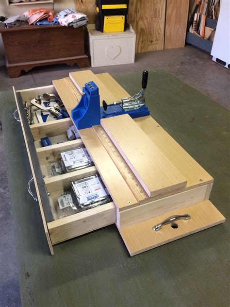 Kreg Jig Workstation And Storage Unit Woodworking Shop Projects