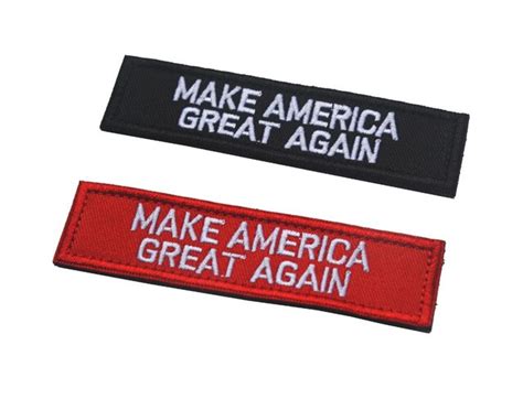 President Donald Trump Patch Make America Great Again Patches Hook