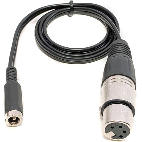 Bescor Mm Coaxial Female To Pin Xlr Female Cable