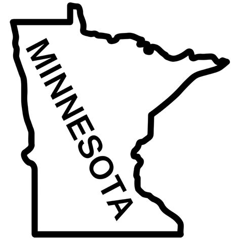 Minnesota Outlines Clipart Best