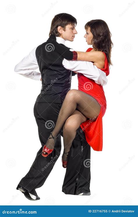 Giovani Danzatori Di Tango Di Eleganza Immagine Stock Immagine Di Coppie Attività 22716755