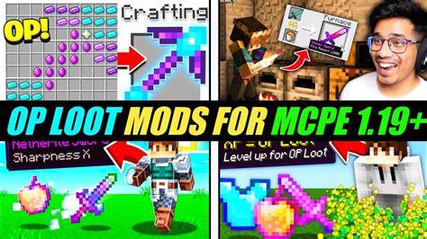 Top 5 Op Loot Mod For Minecraft Pocket Edition 119 Download Best Op